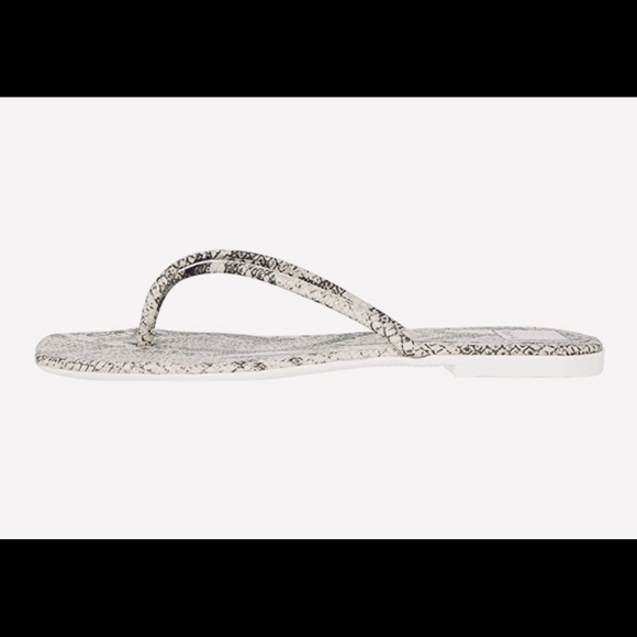 NIB DOLCE VITA SZ7.5 Stone Snake print Stella Sand - Picture 6 of 12